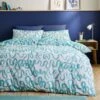 Aqua Doodle Reversible Duvet Cover And Pillowcase Set 1 Aqua Doodle Reversible Duvet Cover And Pillowcase Set -Bedding Store 30937776