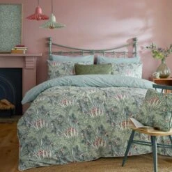 William Morris Artichoke 100% Cotton Duvet Cover And Pillowcase Set -Bedding Store 30938975
