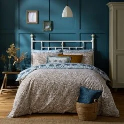 William Morris Brother Rabbit 100% Cotton Duvet Cover And Pillowcase Set -Bedding Store 30938994 alt02