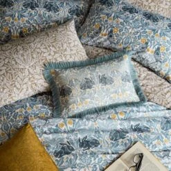 William Morris Brother Rabbit 100% Cotton Duvet Cover And Pillowcase Set -Bedding Store 30938994 alt03
