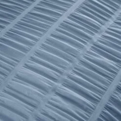 Catherine Lansfield Seersucker Duvet Cover And Pillowcase Set -Bedding Store 30942865 alt02