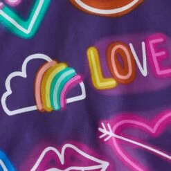 Neon Reversible Duvet Cover And Pillowcase Set -Bedding Store 30945348 alt04