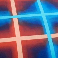 Red & Blue Neon Checks Reversible Duvet Cover And Pillowcase Set -Bedding Store 30945413 alt04