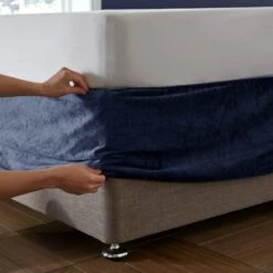 Catherine Lansfield Kingsley Matte Velvet Divan Base Bed Wrap -Bedding Store 30956823 alt03