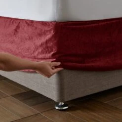 Catherine Lansfield Kingsley Matte Velvet Divan Base Bed Wrap -Bedding Store 30956831 alt02