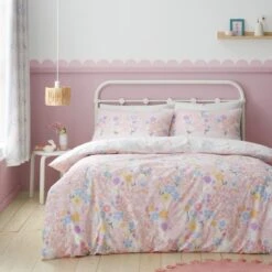 Disney Minnie Mouse & Daisy Duck 100% Cotton Duvet Cover And Pillowcase Set -Bedding Store 30957180