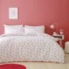 Red Hearts 100% Cotton Duvet Cover And Pillowcase Set -Bedding Store 30957245