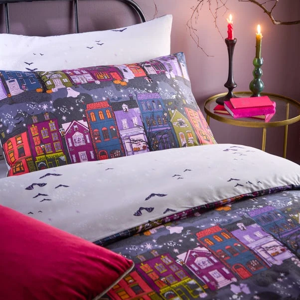 Creepy Town Polycotton Duvet Cover And Pillowcase Set 7 Creepy Town Polycotton Duvet Cover And Pillowcase Set - Image 5