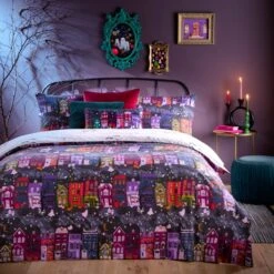 Creepy Town Polycotton Duvet Cover And Pillowcase Set 32 Creepy Town Polycotton Duvet Cover And Pillowcase Set -Bedding Store 30959083