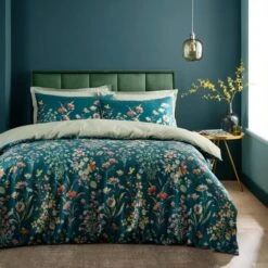 Watercoloured Floral Duvet Cover & Pillowcase Set -Bedding Store 30961013