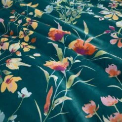 Watercoloured Floral Duvet Cover & Pillowcase Set -Bedding Store 30961015 alt04