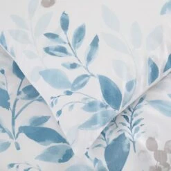 Abeny Leaves Cotton TENCEL™ Duvet Cover & Pillowcase Set -Bedding Store 30962732 alt05