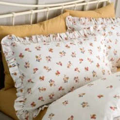 Catherine Lansfield Frill Ditsy Floral Duvet Cover And Pillowcase Set -Bedding Store 30962840 alt01