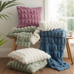 Bianca So Soft Carved Faux Fur Throw 150cm X 200cm -Bedding Store 30962929 alt08