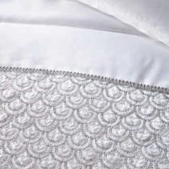 Catherine Lansfield Deco Sequin Quilted Bedspread -Bedding Store 30962967 alt04
