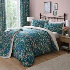 Caraway Reversible Duvet Cover And Pillowcase Set -Bedding Store 30964057 alt07