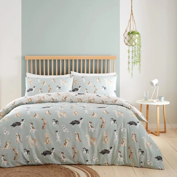 Cute Dogs Polycotton Duvet Cover & Pillowcase Set 11 Cute Dogs Polycotton Duvet Cover & Pillowcase Set - Image 9