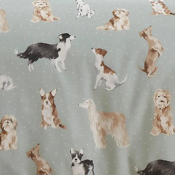 Cute Dogs Polycotton Duvet Cover & Pillowcase Set 14 Cute Dogs Polycotton Duvet Cover & Pillowcase Set - Image 12