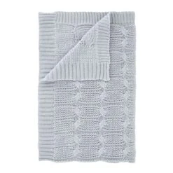 Chunky Marl Knit Throw 130cm X 170cm -Bedding Store 30966073 alt03