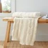 Chunky Marl Knit Throw 130cm X 170cm -Bedding Store 30966084