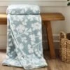 Catherine Lansfield Brooke Floral Fleece Throw 200cm X 240cm 1 Catherine Lansfield Brooke Floral Fleece Throw 200cm X 240cm -Bedding Store 30976433
