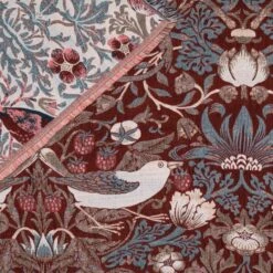 Morris & Co. Strawberry Thief Throw 130cm X 170cm 39 Morris & Co. Strawberry Thief Throw 130cm X 170cm -Bedding Store 30982165 alt04