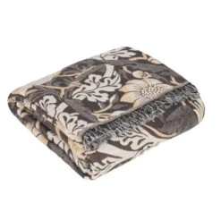 Morris & Co. Strawberry Thief Throw 130cm X 170cm 31 Morris & Co. Strawberry Thief Throw 130cm X 170cm -Bedding Store 30982173 alt03