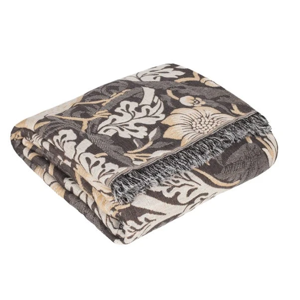 Morris & Co. Strawberry Thief Throw 130cm X 170cm 12 Morris & Co. Strawberry Thief Throw 130cm X 170cm - Image 10