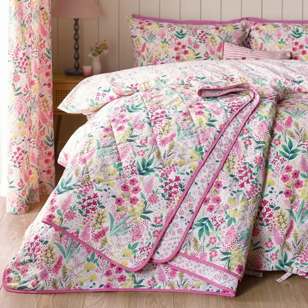 Catherine Lansfield Tilly Floral Bedspread 3 Catherine Lansfield Tilly Floral Bedspread