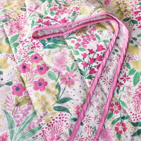 Catherine Lansfield Tilly Floral Bedspread 4 Catherine Lansfield Tilly Floral Bedspread - Image 2