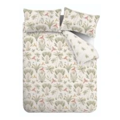 Catherine Lansfield Paradiso Palm Reversible Duvet Cover & Pillowcase Set -Bedding Store 30983001 alt06