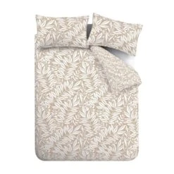 Catherine Lansfield Sorrel Leaves Reversible Duvet Cover & Pillowcase Set -Bedding Store 30983051 alt06