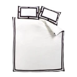 Catherine Lansfield So Soft Mono Panel Duvet Cover & Pillowcase Set -Bedding Store 30983060 alt04