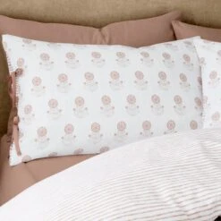 Pineapple Elephant Woodblock Floral Reversible Duvet Cover & Pillowcase Set -Bedding Store 30983256 alt01