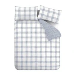 Bianca Marlow Check Reversible Duvet Cover & Pillowcase Set -Bedding Store 30983306 alt07