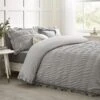 Catherine Lansfield Seersucker Frill Duvet Cover & Pillowcase Set 2 Catherine Lansfield Seersucker Frill Duvet Cover & Pillowcase Set -Bedding Store 30983308