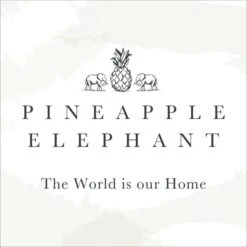 Pineapple Elephant Woodblock Floral Reversible Duvet Cover & Pillowcase Set -Bedding Store 30983310 alt08